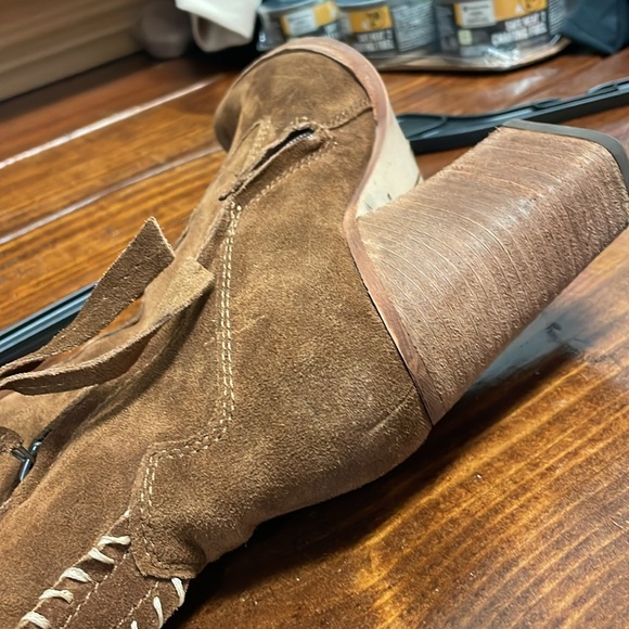 Dolce vita over the knee boots. Brown suede. Size 8 - Picture 3 of 8